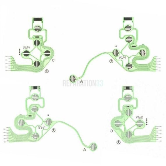 Nappe Bouton pour Manette Sony Playstation 4 JDS-030